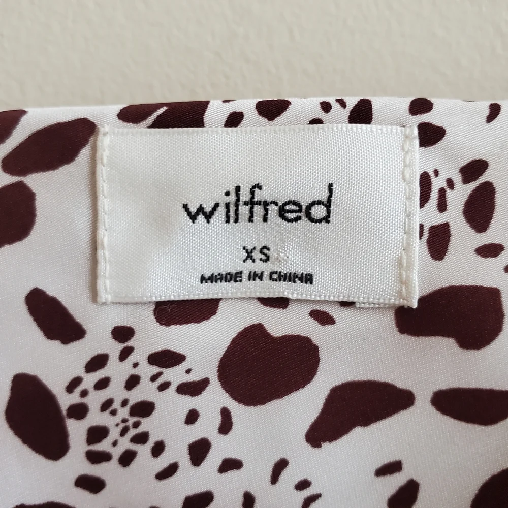 Wilfred Only Ruched Slip Dress, Ruched cowl-neck dress, Small Birch/Bitter Choco - Picture 8 of 10